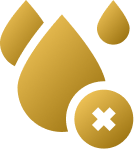 Golden VisionBody paw print icon with a cross