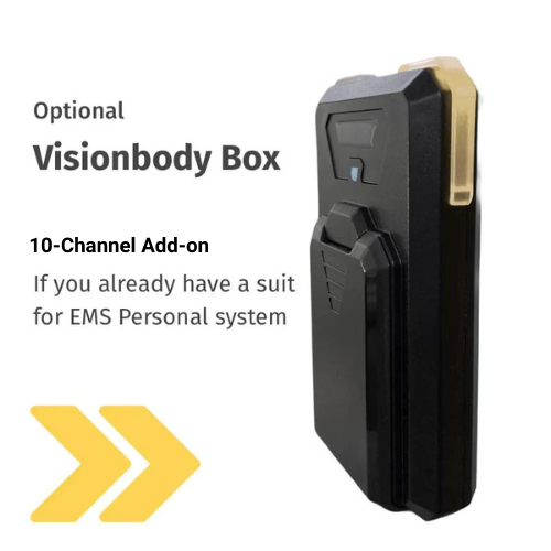 An optional visionbody box, a 10-channel add-on accessory