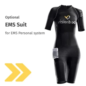 Black ems suit for personal training systems.