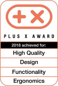 Plus x award seal for 2018